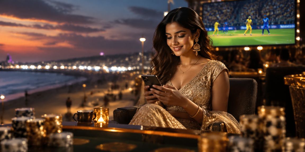 Crowded stadium at night during IPL cricket match showing vibrant crowd and lights